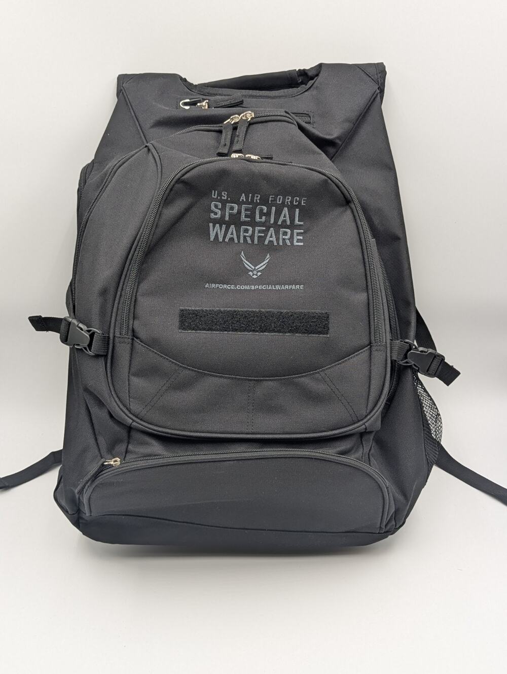 U.S. Air Force Special Warfare Black Backpack Large Tactical Travel Gym Bag